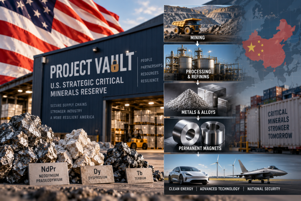 Project Vault: The US’s $10 Billion Rare Earth Reserve Is a Bridge, Not a Fix