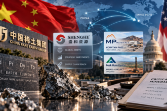 China Rare Earth Group and Shenghe Resources in the global rare earth supply chain