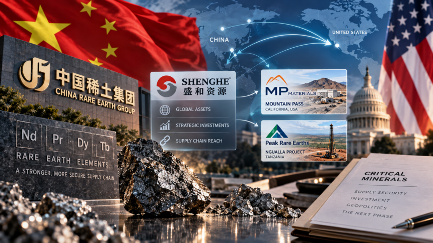 China Rare Earth Group and Shenghe Resources in the global rare earth supply chain