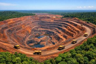 Large-scale mining operations representing the world’s largest listed mining companies in 2026