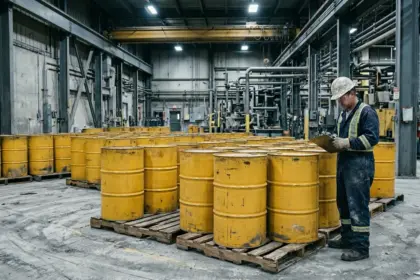 Northern Saskatchewan Uranium Mill & Yellowcake Packaging Bay