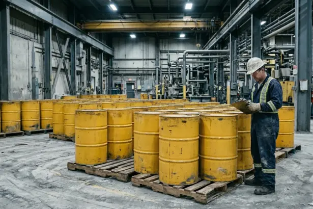 Northern Saskatchewan Uranium Mill & Yellowcake Packaging Bay
