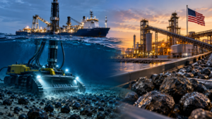 Polymetallic nodules from the Pacific seabed intended for critical minerals processing