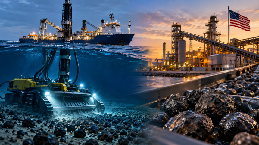 Polymetallic nodules from the Pacific seabed intended for critical minerals processing