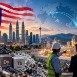 Rare earth processing facility in Malaysia representing US investment and efforts to diversify rare earth supply chains.